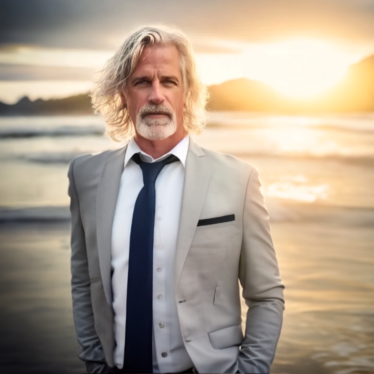 Portrait of artist and creative director Robert Santoré
